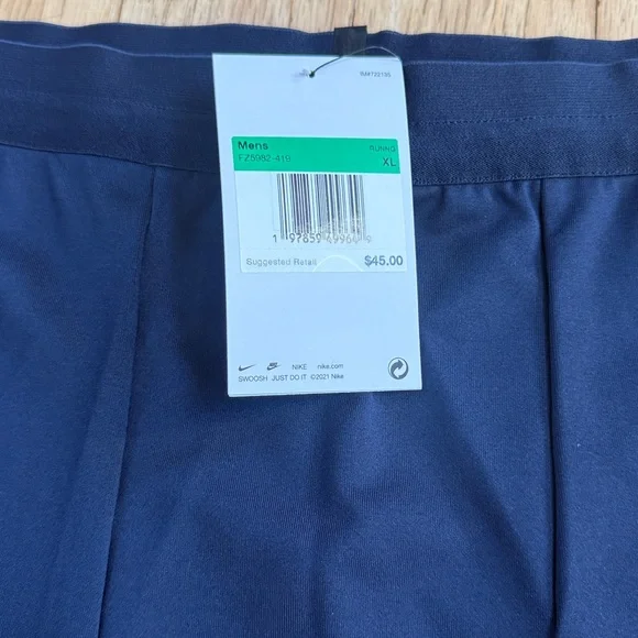 NIKE DRI-FIT STOCK HALF TIGHT
Men's Dri-FIT Running Half Tight (Stock) Navy - Picture 9 of 9